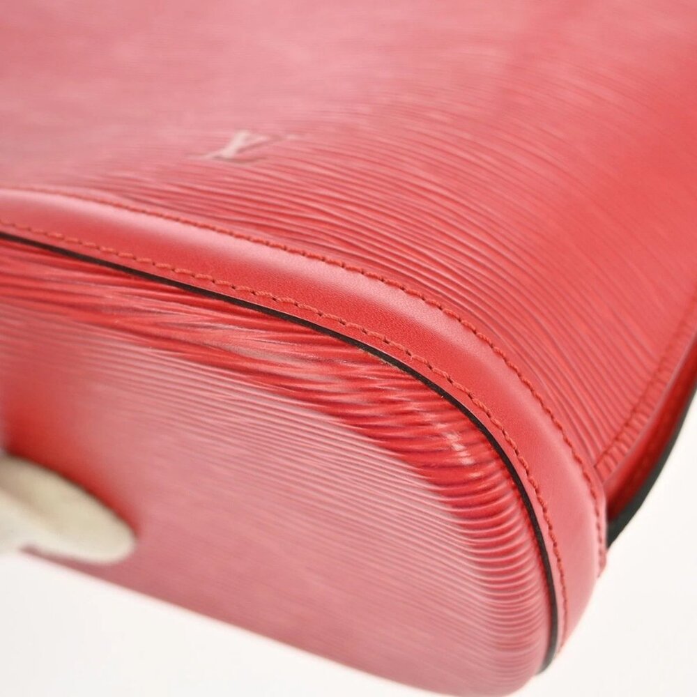 LOUIS VUITTON RED EPI LUSSAC SHOULDER BAG M52287 VI0930 NQ04590 - Picture 4 of 11